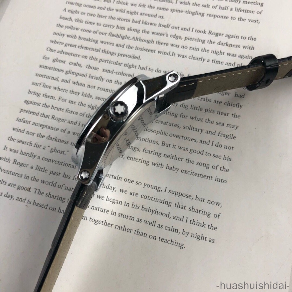 Đồng Hồ Đeo Tay Máy quartz Dây Da Có Lịch Thời Trang Công Sở Cho Nam