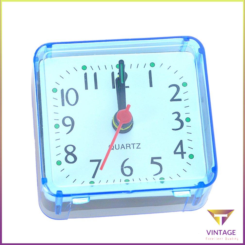 Square Crystal Alarm Clock Watch Bedside Office Electronic [Z/5]