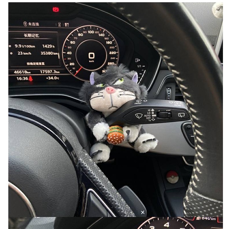 Car Huai Block Cover Decoration Lucifer Cat Car Turn Light Wiper Blade Creative Doll Decoration Car Decorations Female xgSJ