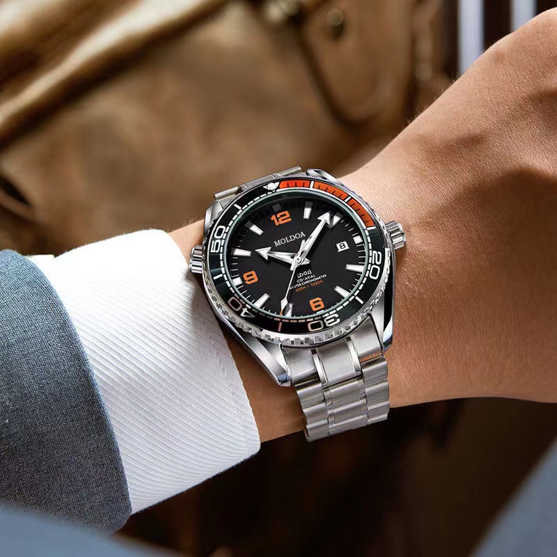 Thời Trang Đồng Hồ Đeo Tay Chống Nước Màu Dạ Quang Dành Cho Nam