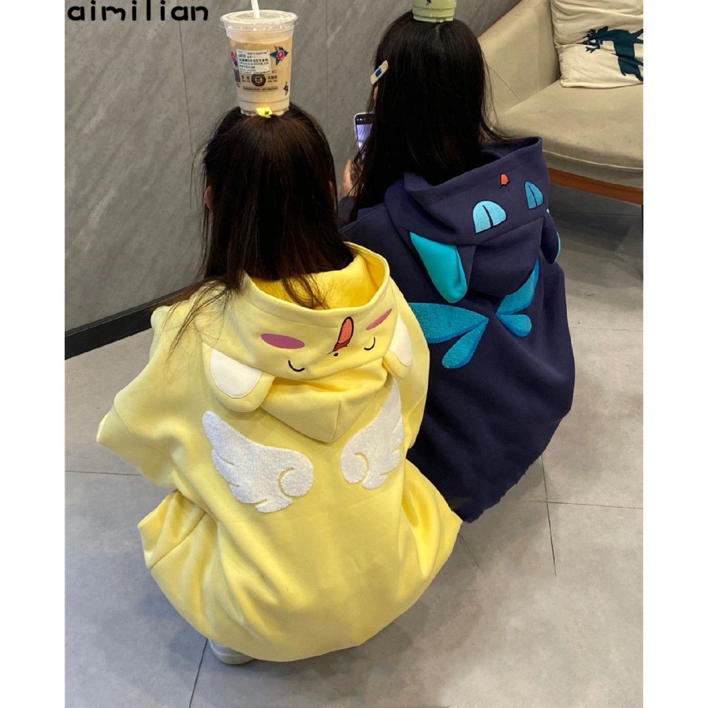 Áo Khoác Có Mũ Trùm Đầu Phong Cách Học Viện Siêu hot Dễ Thương Mùa Thu Đông