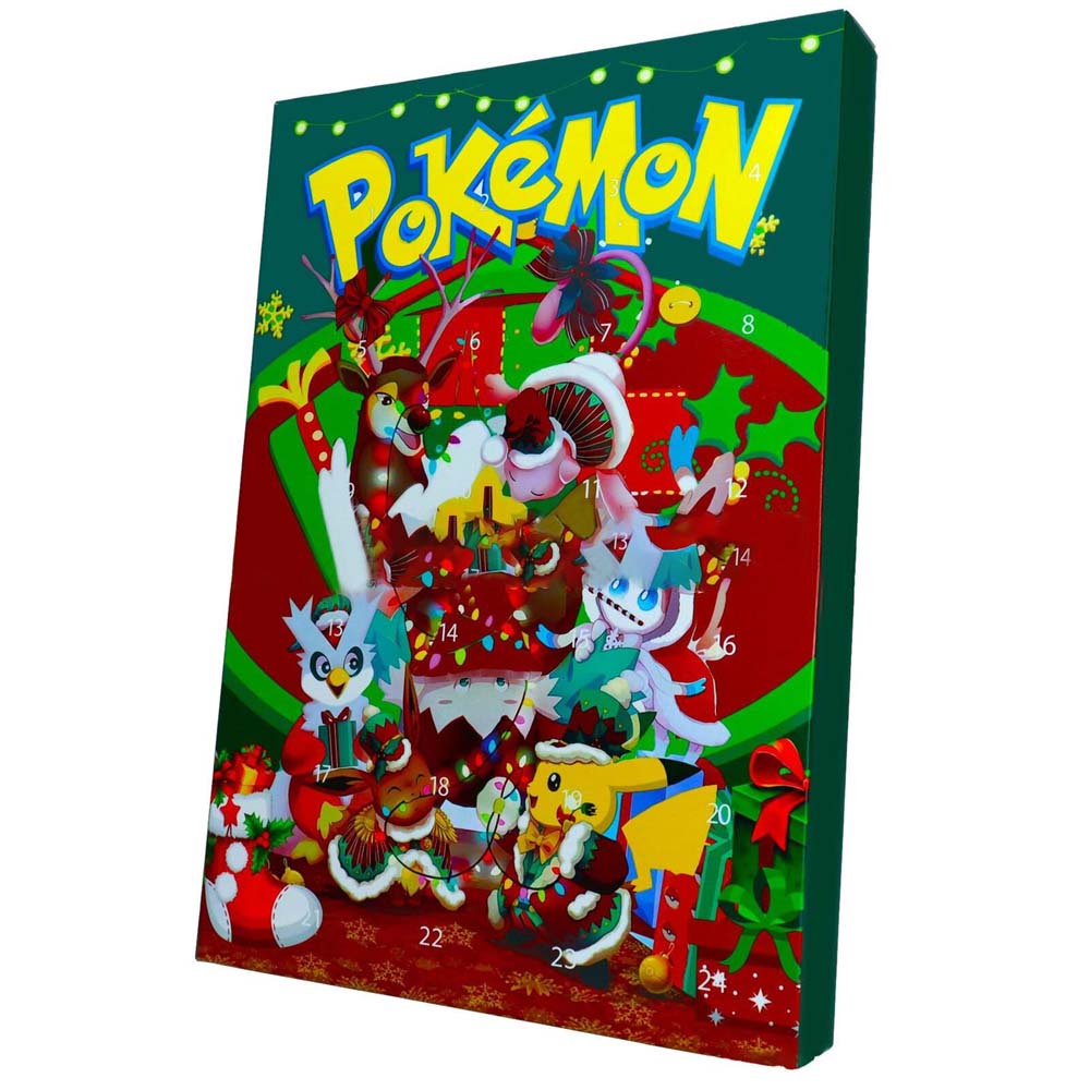 2023 Christmas Pokemon Figure 24 Days Countdown Advent Calendar Surprise Gift