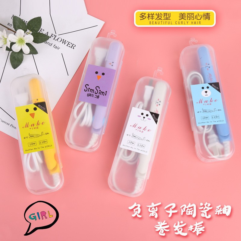 Máy Duỗi / Uốn / Duỗi Tóc mini Hai Chức Năng Có Khóa Cài Bên Trong