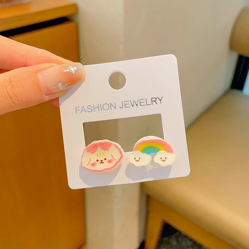 Set 2 Kẹp Tóc mini Dễ Thương Cho Bé Gái