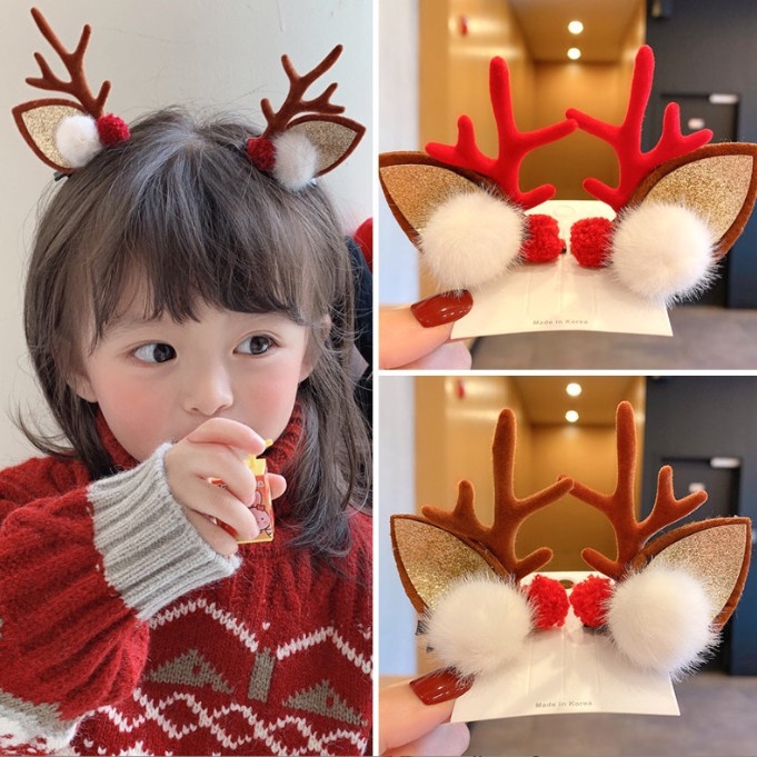 Kẹp Tóc Noen Lucy Hình Sừng Tuần Lộc .