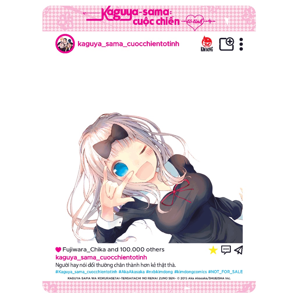Sách Kaguya-Sama: Cuộc Chiến Tỏ Tình - Tập 25 - Tặng Kèm SNS Card