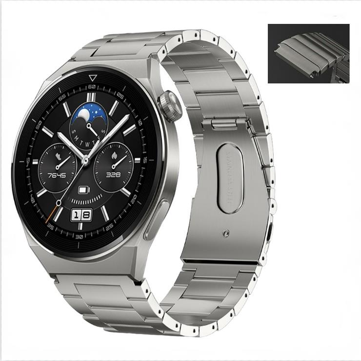 Dây Đeo Bằng Thép Titan Không Gỉ 22mm Cho Đồng Hồ Thông Minh huawei watch 4 / 3 / gt3 pro / samsung watch 3 / s3 / amazfit gtr / stratos