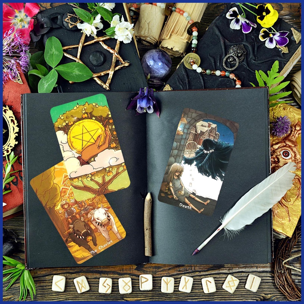 Bộ Bài tarot 78 Lá Tiếng Anh Cho Người Mới Bắt Đầu