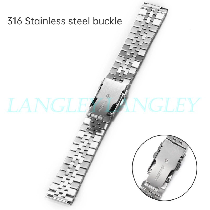 Dây Đeo Thay Thế Bằng Thép Không Gỉ 18 19 20 21 22 24mm Cho Đồng Hồ seiko skx007 skx009