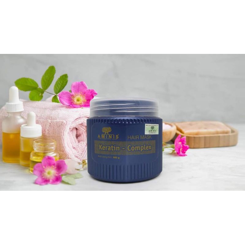 Ủ tóc, ủ tóc thảo dược Aminis Công nghệ Italy KKLICK77 hàng cty chính hãng tặng nón ủ tóc