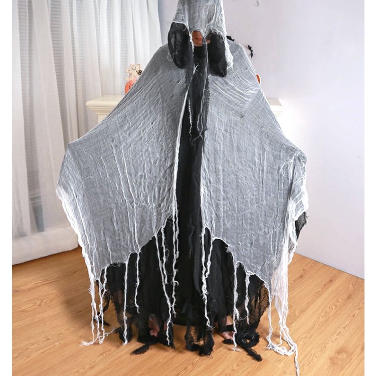 Áo Choàng Hóa Trang halloween Nhân Vật Bộ Xương Quỷ Kinh Dị