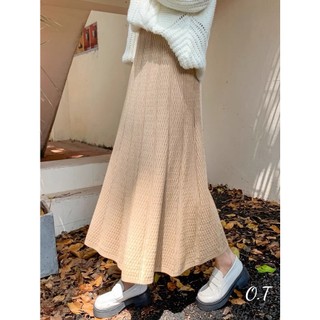 Chân váy len xoè dài hàng QC freesize