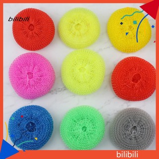 Set 24 bóng nhựa chống trầy xước màu sắc ngẫu nhiên dùng để vệ sinh chén dĩa
