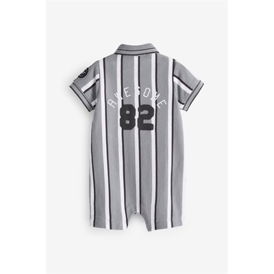 Sét 2 bộ romper polo liền thân bé trai 9-12 tháng nect auth sale bộ romper bộ liền thân ngắn tay