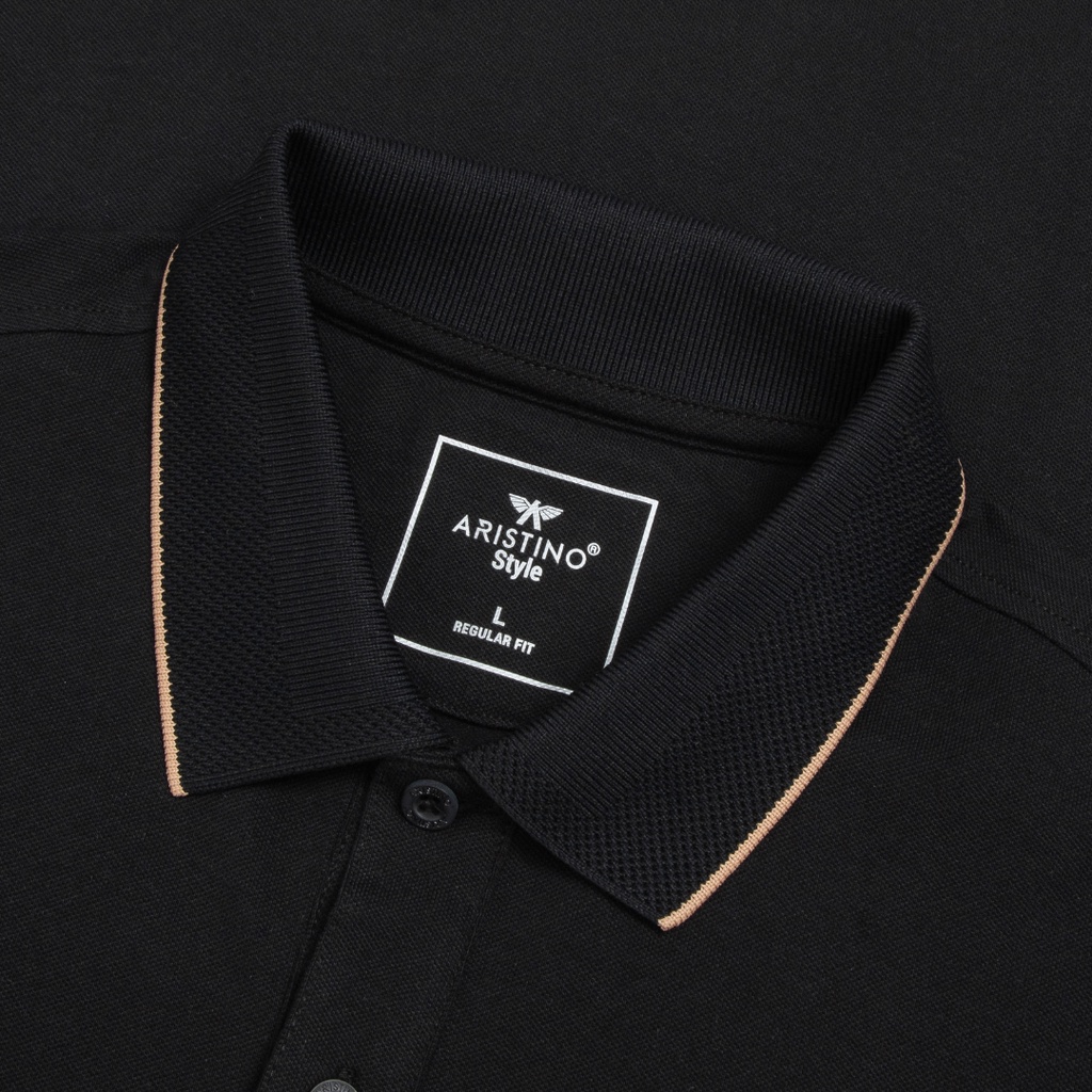 Áo polo nam ngắn tay Aristino phom Regular fit suông nhẹ, chất liệu cotton thoáng mát, thấm hút tốt - APS167S3