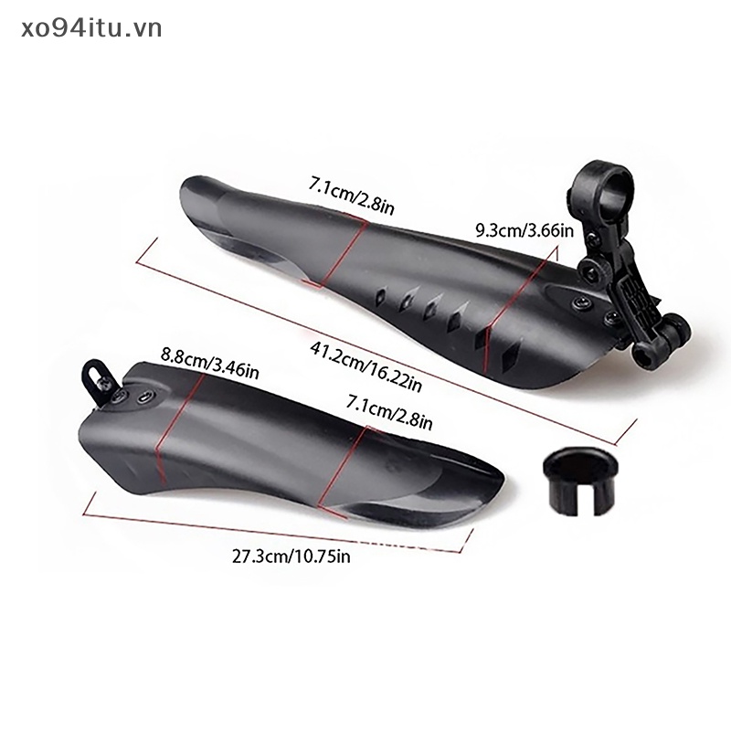 FENDER Xoitu Bộ 2 Tấm Chắn Bùn Bánh Trước Sau Cho Xe Đạp Leo Núi vn
