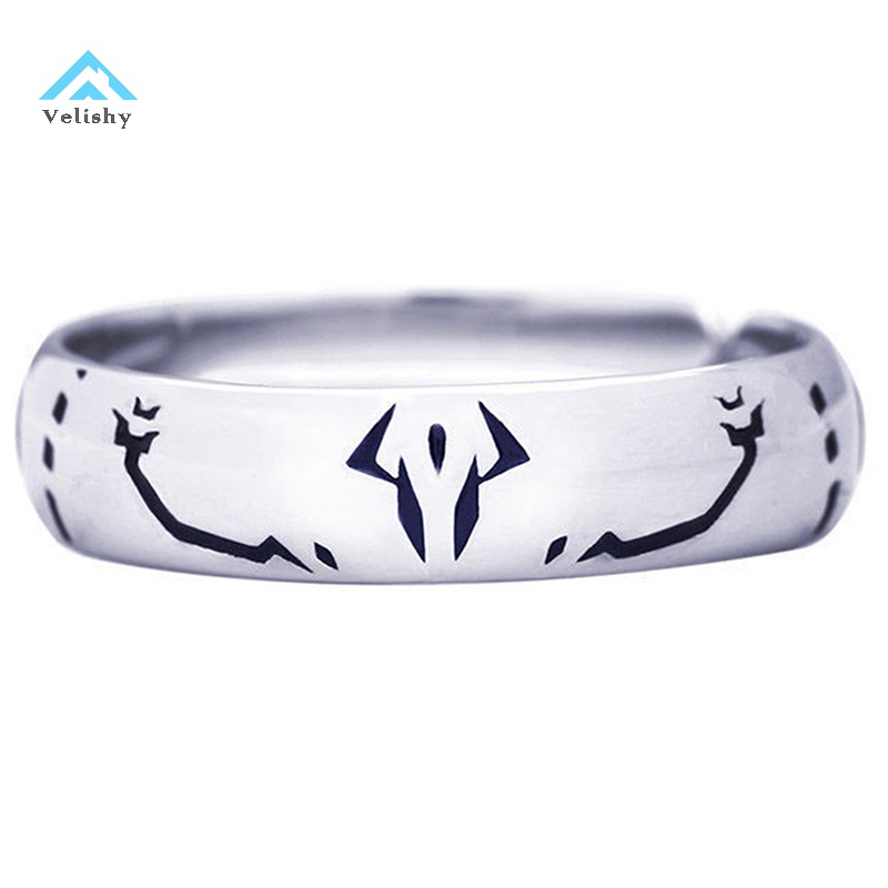 Velishy Nhẫn Hở Hóa Trang Nhân Vật anime jujutsu kaisen ryomen sukuna itadori yuji Bằng Kim Loại Có Thể Điều Chỉnh Kích Cỡ