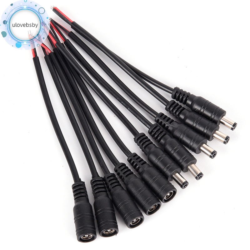 Set 5 Cặp Phích Cắm Điện dc 5.5x2.1mm male + female Tiện Dụng