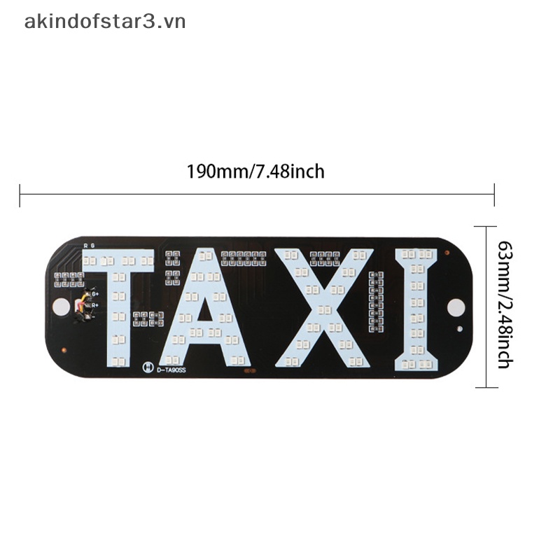 Đèn led 12v akin3} Bảng Điều Khiển / Tăng Cường Năng Lượng taxi / Đèn Báo Có Công Tắc usb Cho Xe Hơi
