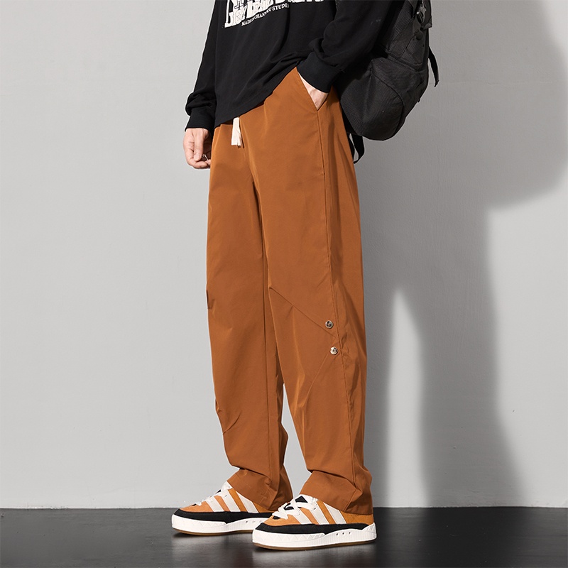 Quần Dài Lưng Cao Dáng Ôm Thời Trang Đường Phố Cá Tính Cho Nam