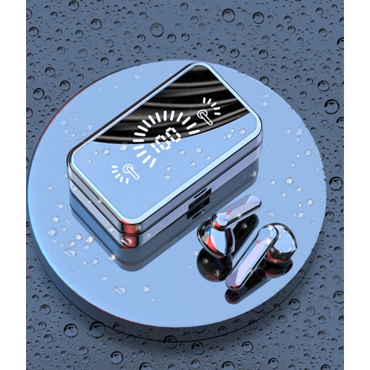 Tai Nghe Không Dây S20 Pro Bluetooth V5.2 - Âm Thanh Hifi 9D Cực Hay Có Micro màn hình LED chống thấm nước,Pin Trâu