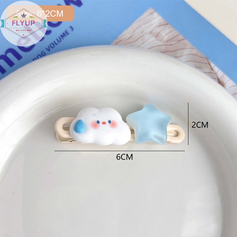 Kẹp Tóc Hình Đám Mây / Ngôi Sao / Đám Mây Dễ Thương Thời Trang Cho Bé Gái vn