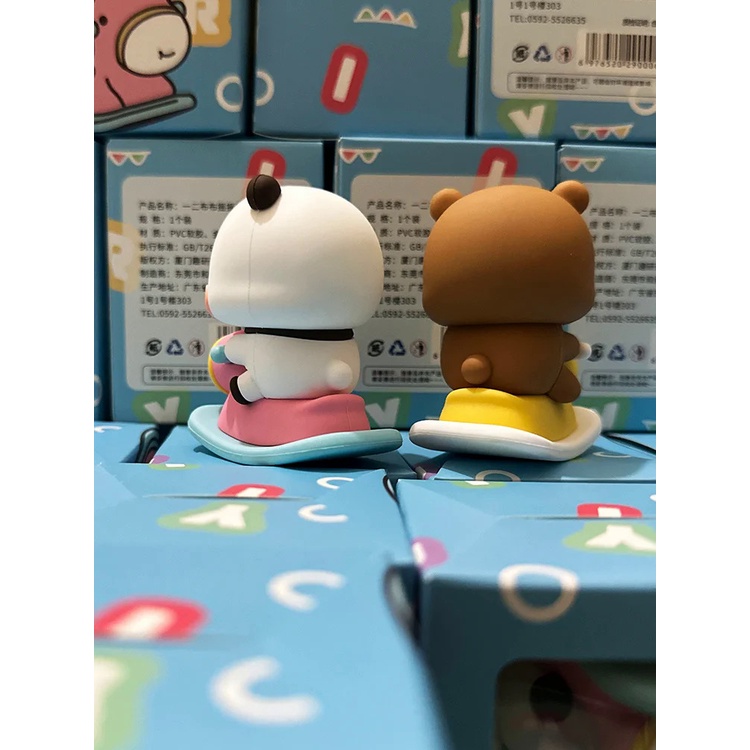 Yier and Bubbu mitao Đồ trang trí Gấu Trúc Đồ Chơi Đáng Yêu