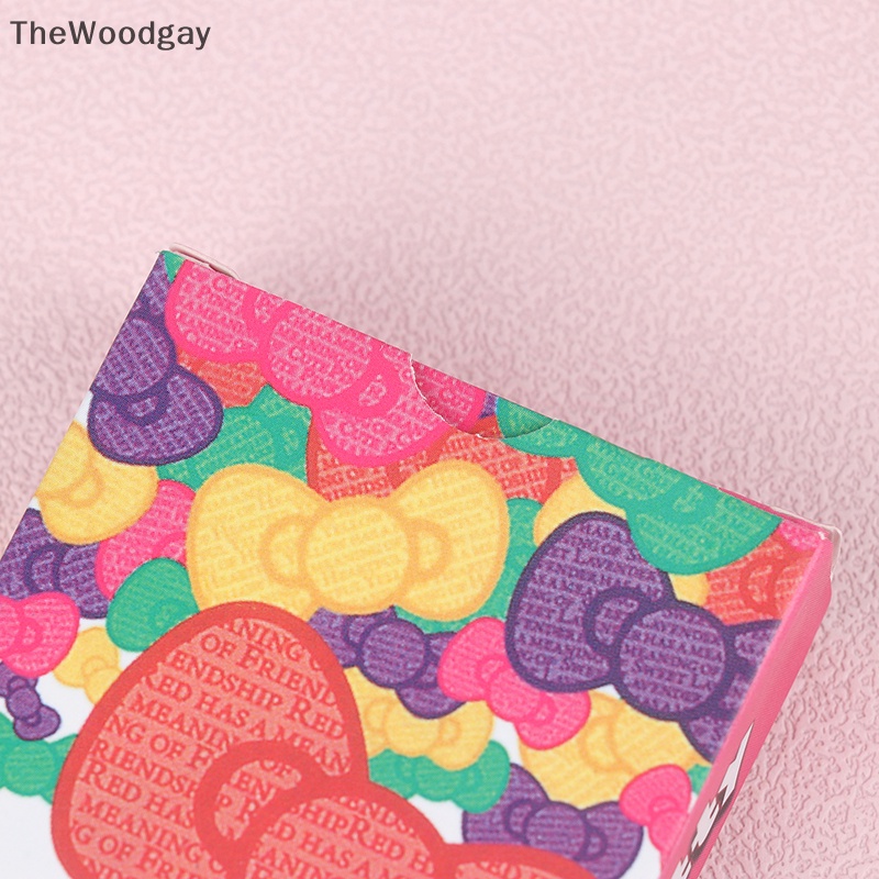 Bộ Thẻ Bài Trò Chơi kirby hello kitty my melody Cinnamoroll kuromi Dễ Thương