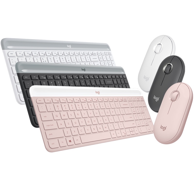 Bàn Phím Và Chuột Không Dây logitech mk470 Kết Nối nano Chất Lượng Cao
