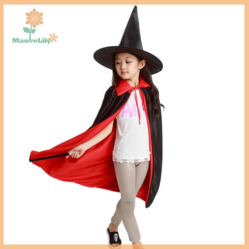 Mũ Phù Thủy Màu Đen Hóa Trang halloween