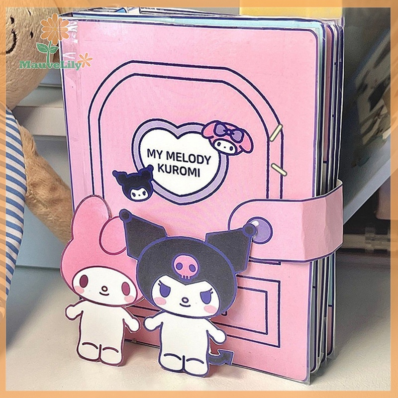 Lily Cuốn Sách sanrio doudou Đồ Chơi Giáo Dục Thủ Công Tự Làm Cho Bé Gái melody Yên Tĩnh Tự Làm uuu