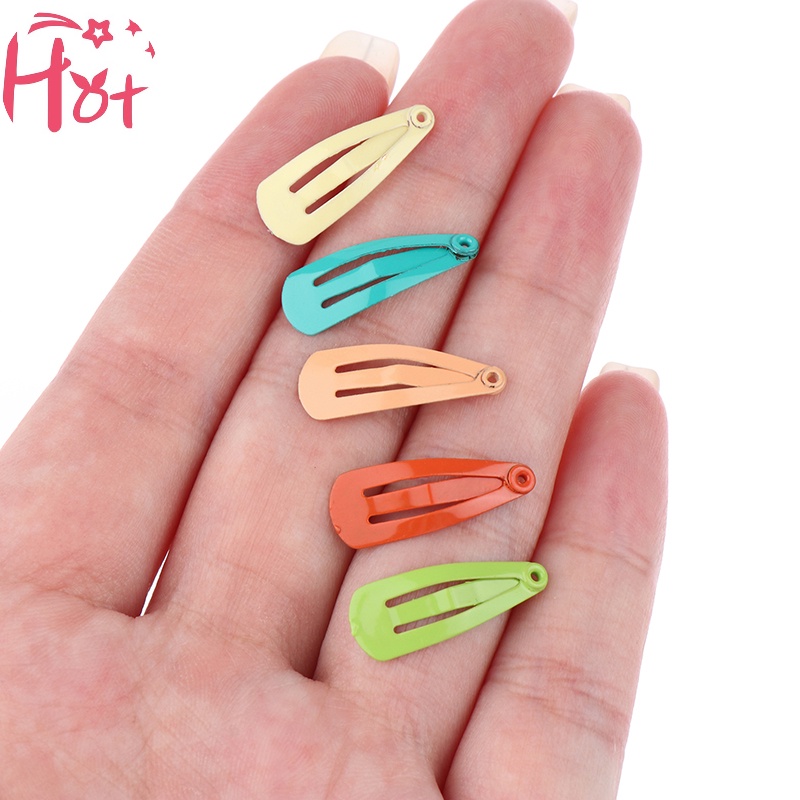 Jr Set 5 Kẹp Tóc Giả mini 2cm Cho Búp Bê bjd 1 / 6 1 / 12 ob11 vn