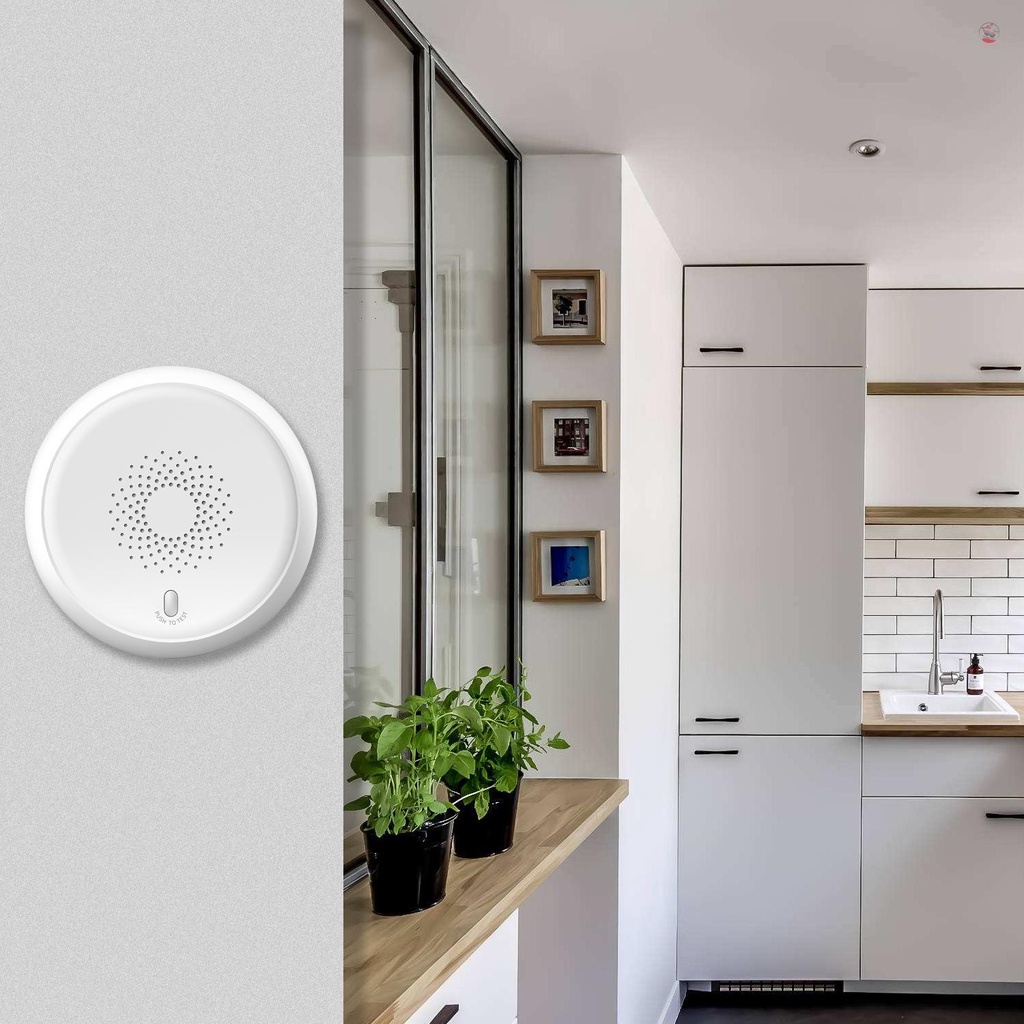 Chuông Báo Cháy Không Dây Cảm Biến Lửa Tự Động Thông Minh  zigbee rsh-zigbee-ss01