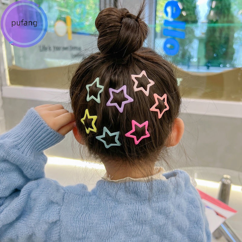 Pufang 1 Set Kẹp Tóc Hình Ngôi Sao Năm Cánh Đáng Yêu Cho Bé vn