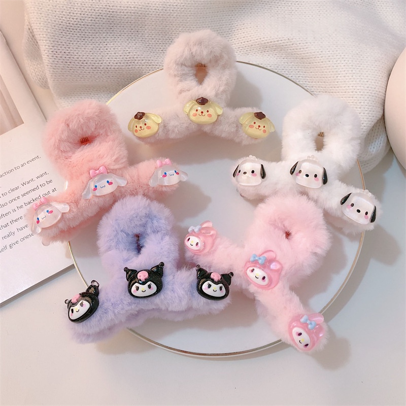 Hoạt Hình Kẹp Tóc Hình Động Vật Dễ Thương Cho Bé Gái