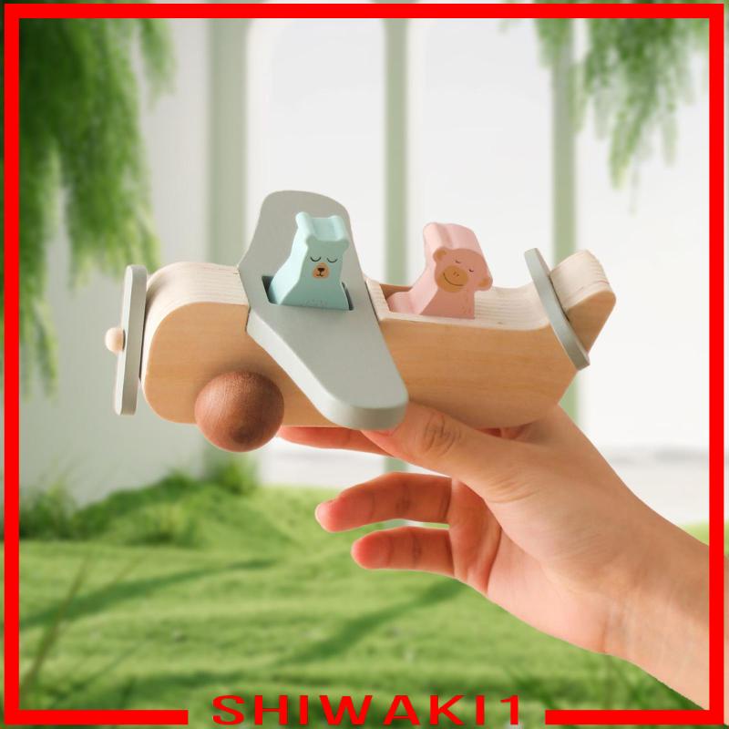 Máy Bay Đồ Chơi Bằng Gỗ Trọng Lượng Nhẹ Dành Cho Trẻ Em