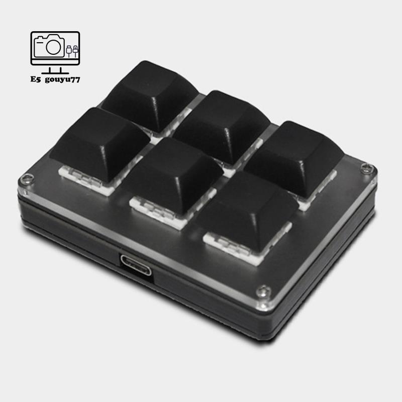 1 Bộ Bàn Phím Không Dây 6 Phím gouyu77 Bằng abs Chất Lượng Cao