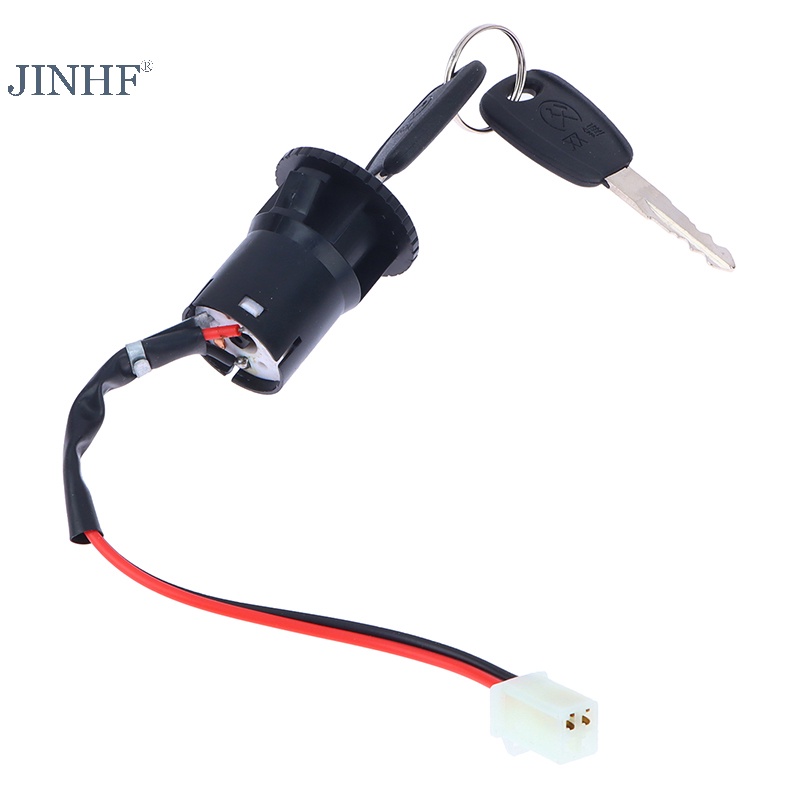1 Bộ 2 Dây Công Tắc Đánh Lửa Với 2 Chìa Khóa Bật Tắt Cho Xe Điện