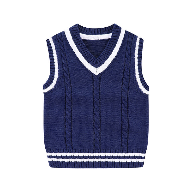 Áo sweater cotton Không Tay Thời Trang Thu Đông Dành Cho Bé