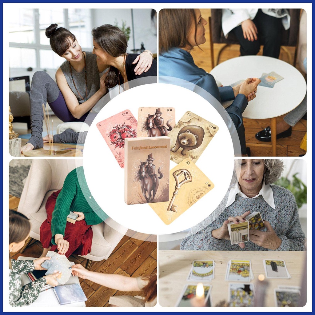 Bộ 32 Thẻ Bài tarot oracle Cho Trò Chơi Ảo Thuật Bí Ẩn aiavn
