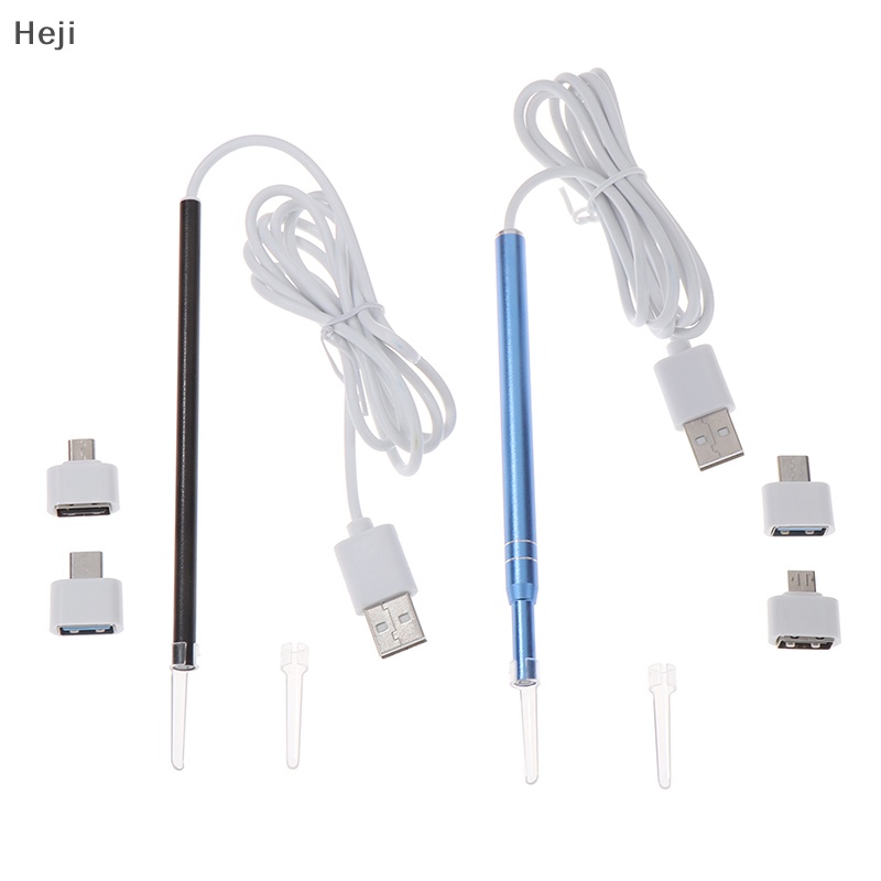 1 Bộ Dụng Cụ Lấy Ráy Tai Thông Minh heji Làm Sạch Tai Có camera Quan Sát