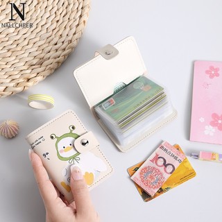Ví Đựng Thẻ 20 Ngăn Siêu Mỏng Chống Khử Từ Họa Tiết Hoạt Hình Dễ Thương Cho Nữ Giá Đỡ