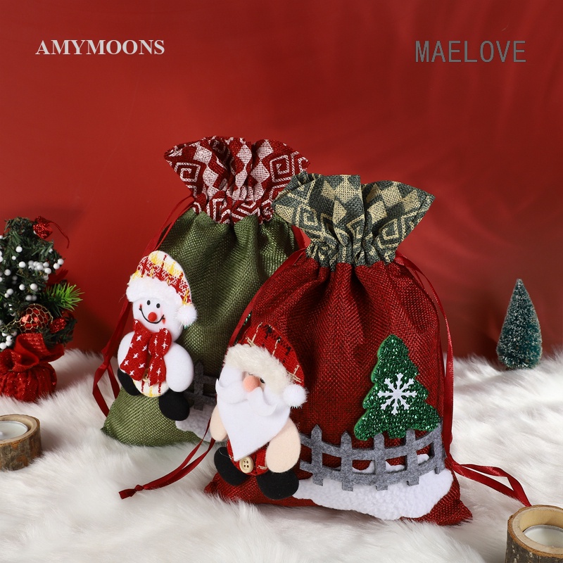 Túi Đeo Chéo Hình Ông Già Noel Dễ Thương Cho Bé Trai