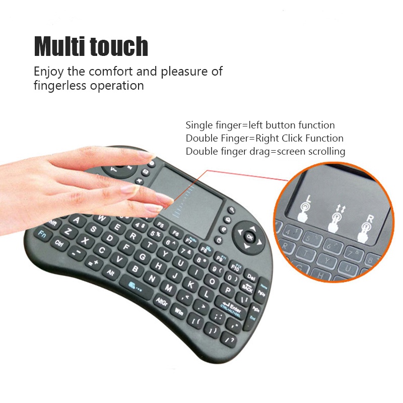 Bàn Phím Không Dây mini Cho laptop / pc / Tablet / windows / mac / tv / xbox / ps3 / raspberry / phone Điện Thoại