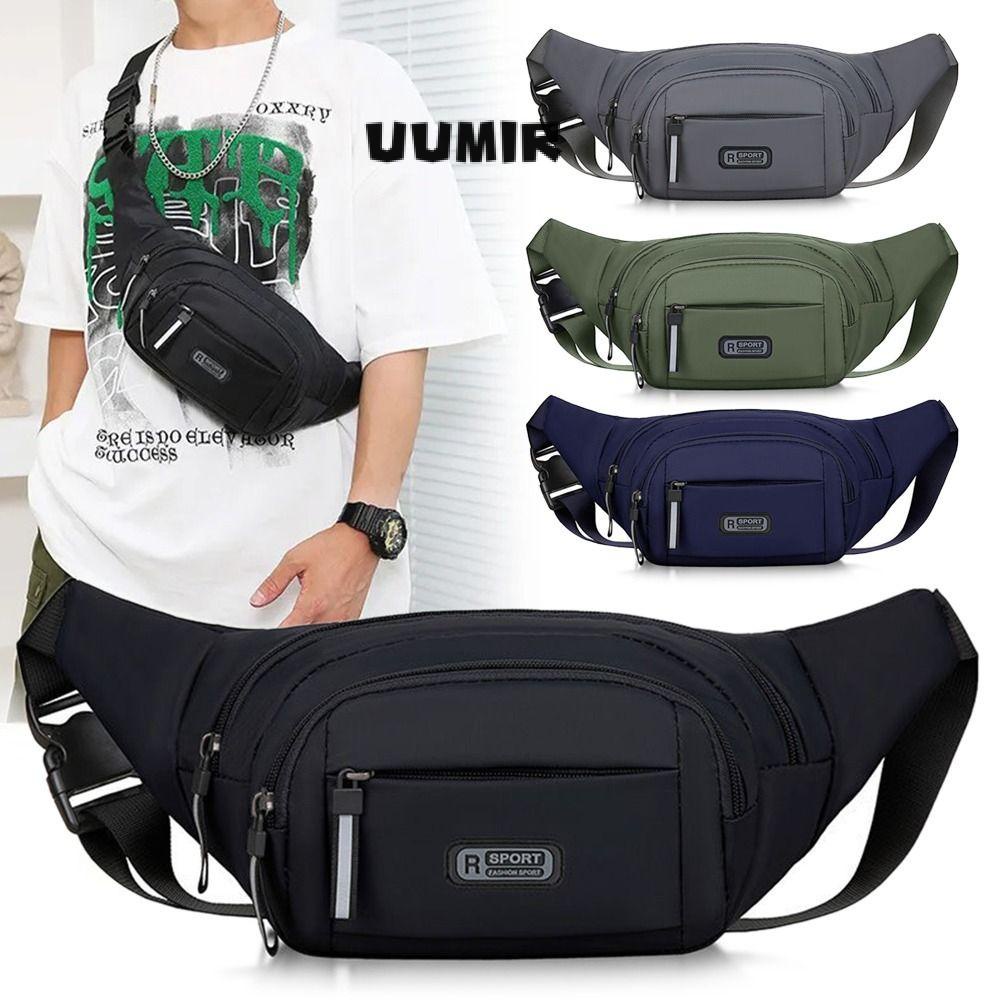 UUMIR Đeo Hông / Chéo Ngực Bằng nylon Sức Chứa Lớn Chống Trộm Chống Thấm Nước Tiện Dụng Mang Theo Du Lịch / Tập Thể Thao Cho Nam