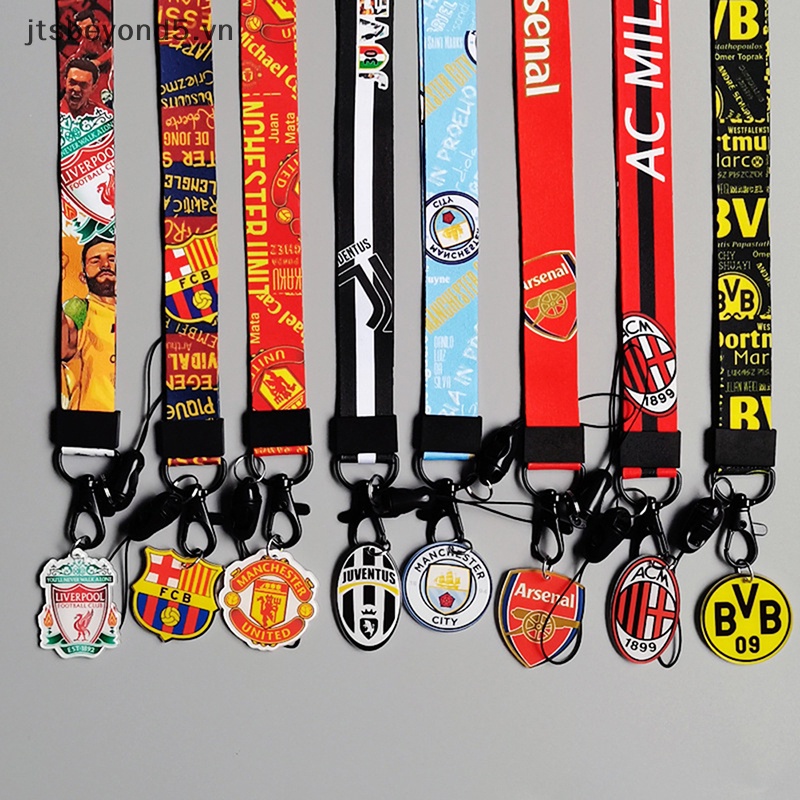 Dây Đeo Điện Thoại / Móc Khóa Hình Quả Bóng Đá Chống Thất Lạc