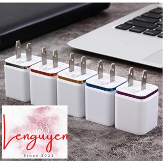 Cốc Sạc 2 cổng 5v 1A và 2A(White) siêu bền