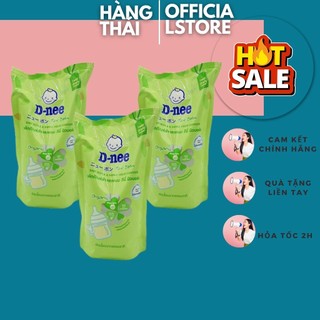 ComBo 2 Túi Nước xúc bình sữa Dnee, Nước rửa bình sữa Dnee dạng túi 550ml hàng thái . !