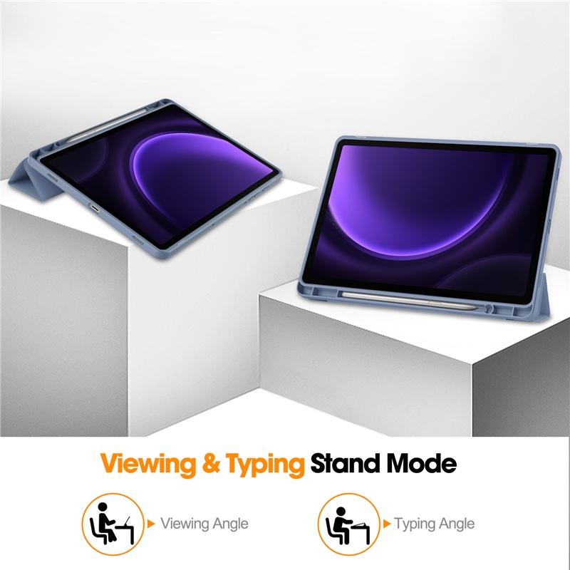 Bao Da Máy Tính Bảng Bằng silicon Cho samsung galaxy tab s9 fe plus 12.4 s9 fe 10.9 "x510 x516b 2023 galaxy tab s9 fe Ốp