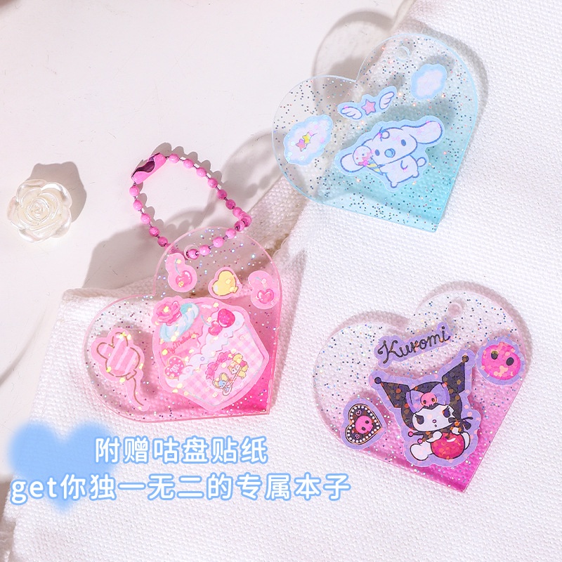 Sanrio Joytop Miếng Dán Trang Trí Sổ Tay Hình Hoạt Hình kuromi Cobrand goo Có Khóa Nam Châm Đặc Biệt